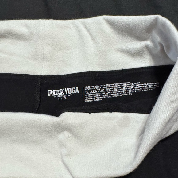 Victoria Secret PINK fold over leggings size Large - Picture 2 of 4